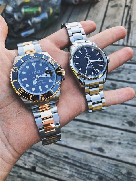 rolex and omega watches